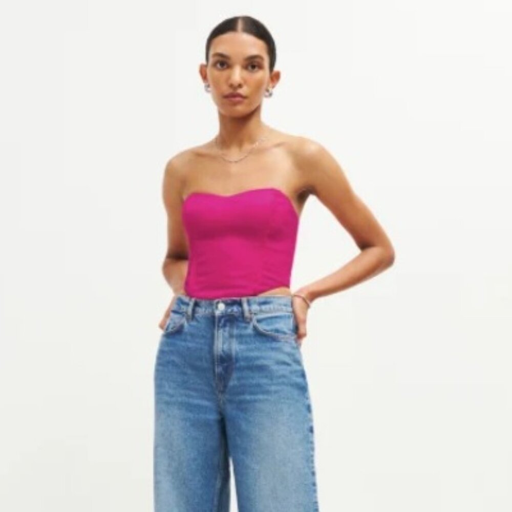 NWT Reformation Kass Linen Top